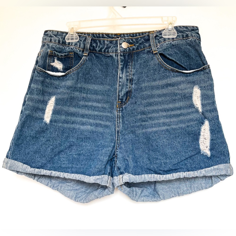 SHEIN vintage style mom shorts denim